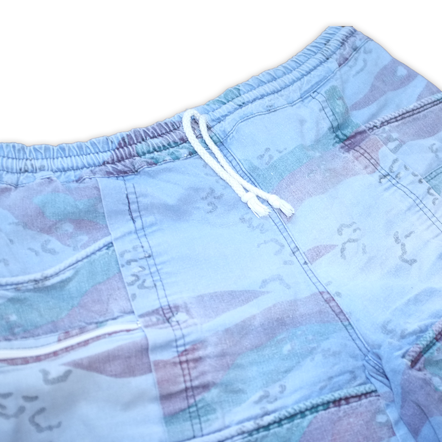 Vintage Blue Camo Shorts Small / Medium - Double Double Vintage