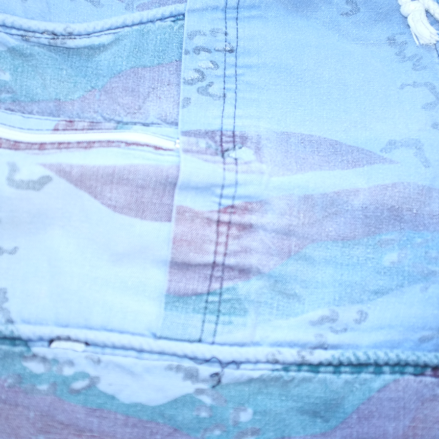 Vintage Blue Camo Shorts Small / Medium - Double Double Vintage