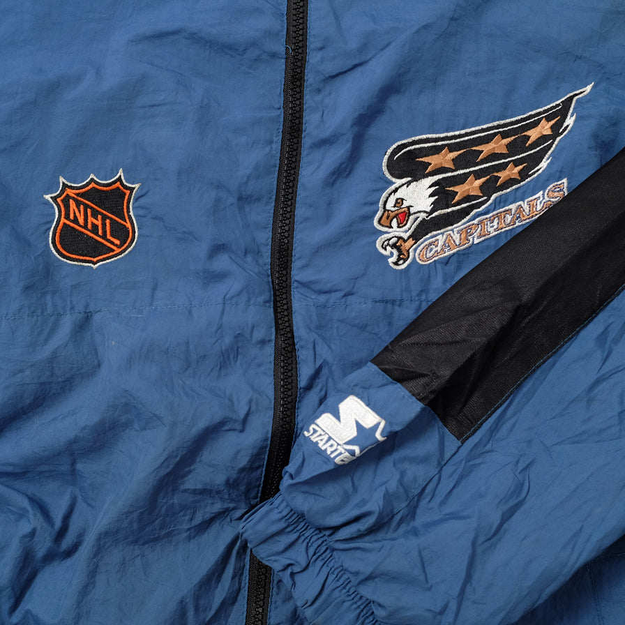 Vintage Starter Washington Capitals Track Jacket XLarge