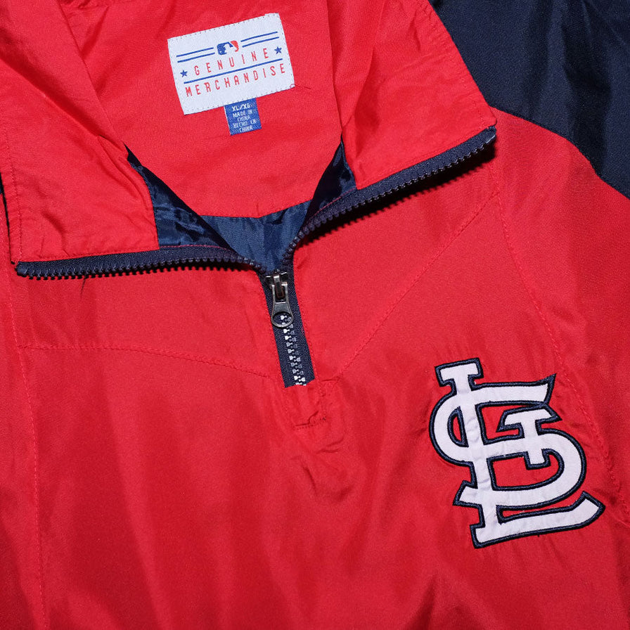 Vintage Starter St. Louis Cardinals Q-Zip Windbreaker XLarge