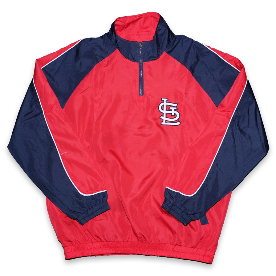 Vintage Starter St. Louis Cardinals Q-Zip Windbreaker XLarge