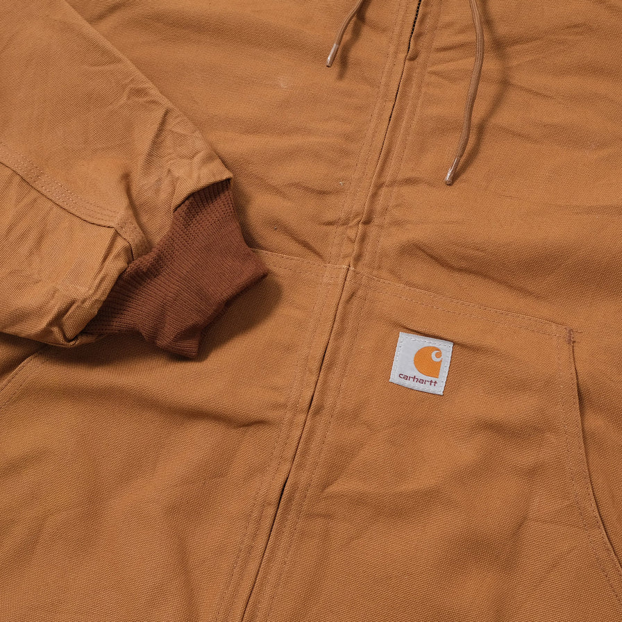 Vintage Carhartt Hooded Work Jacket Large