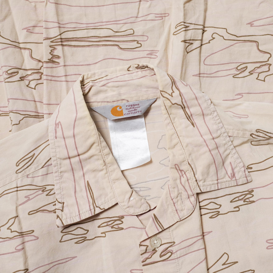 Vintage Carhartt Camo Shirt Medium