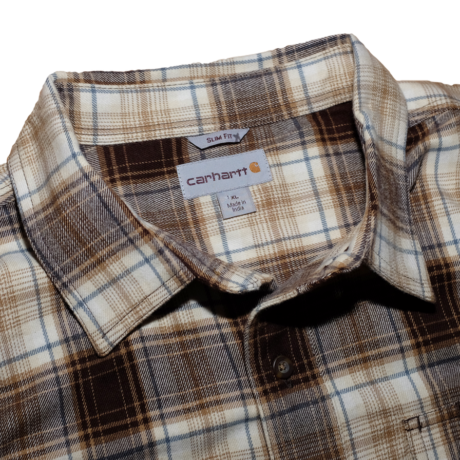 Carhartt Flannel Shirt XXLarge - Double Double Vintage