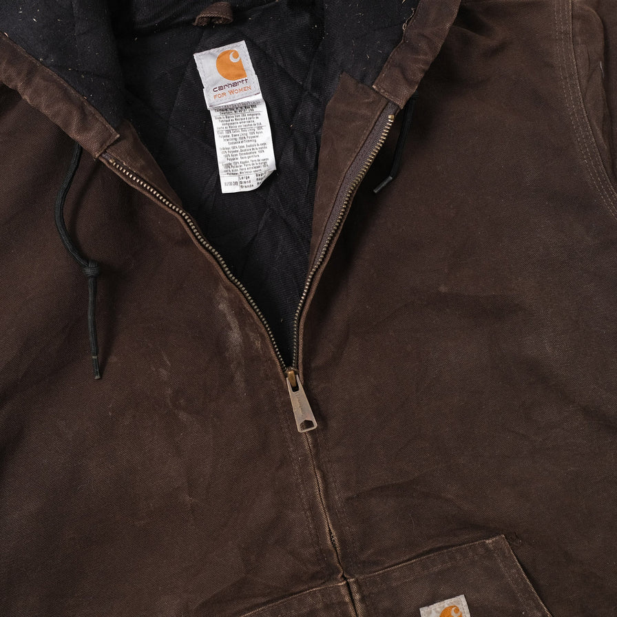 Vintage Carhartt Hooded Work Jacket Medium