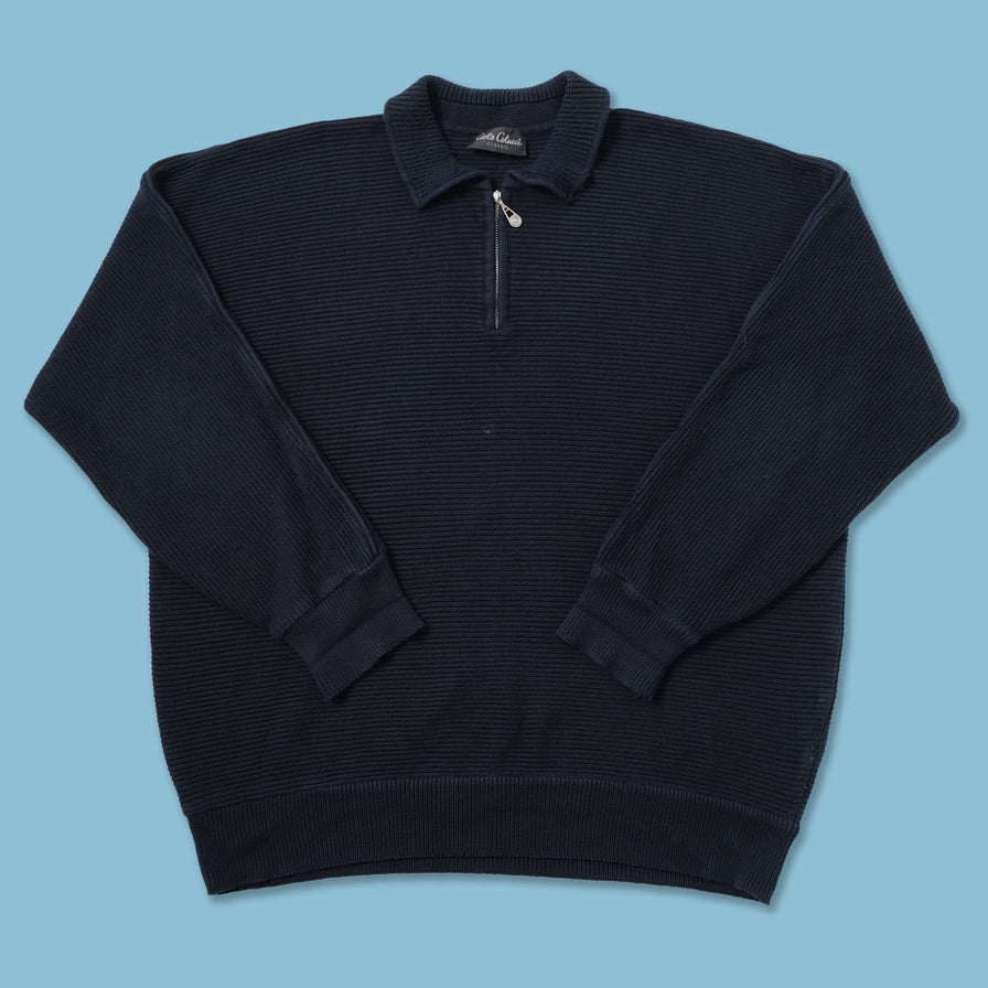 Vintage Carlo Colucci Q-Zip Sweater XLarge