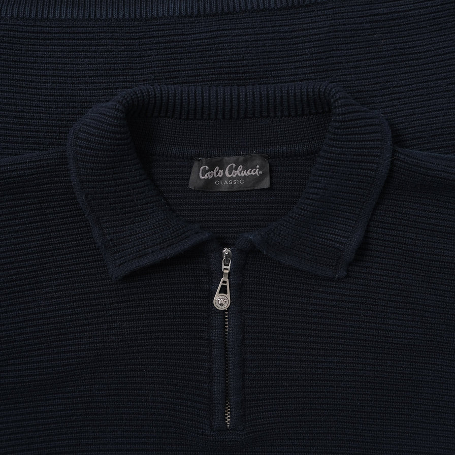 Vintage Carlo Colucci Q-Zip Sweater XLarge