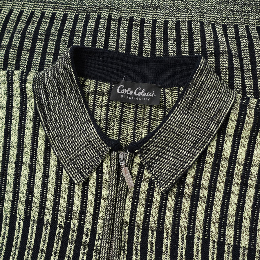 Vintage Carlo Colucci Q-Zip Sweater Large