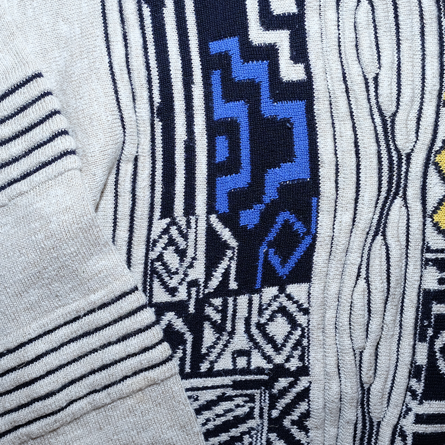 Carlo Colucci V-Neck Sweater Medium / Large - Double Double Vintage
