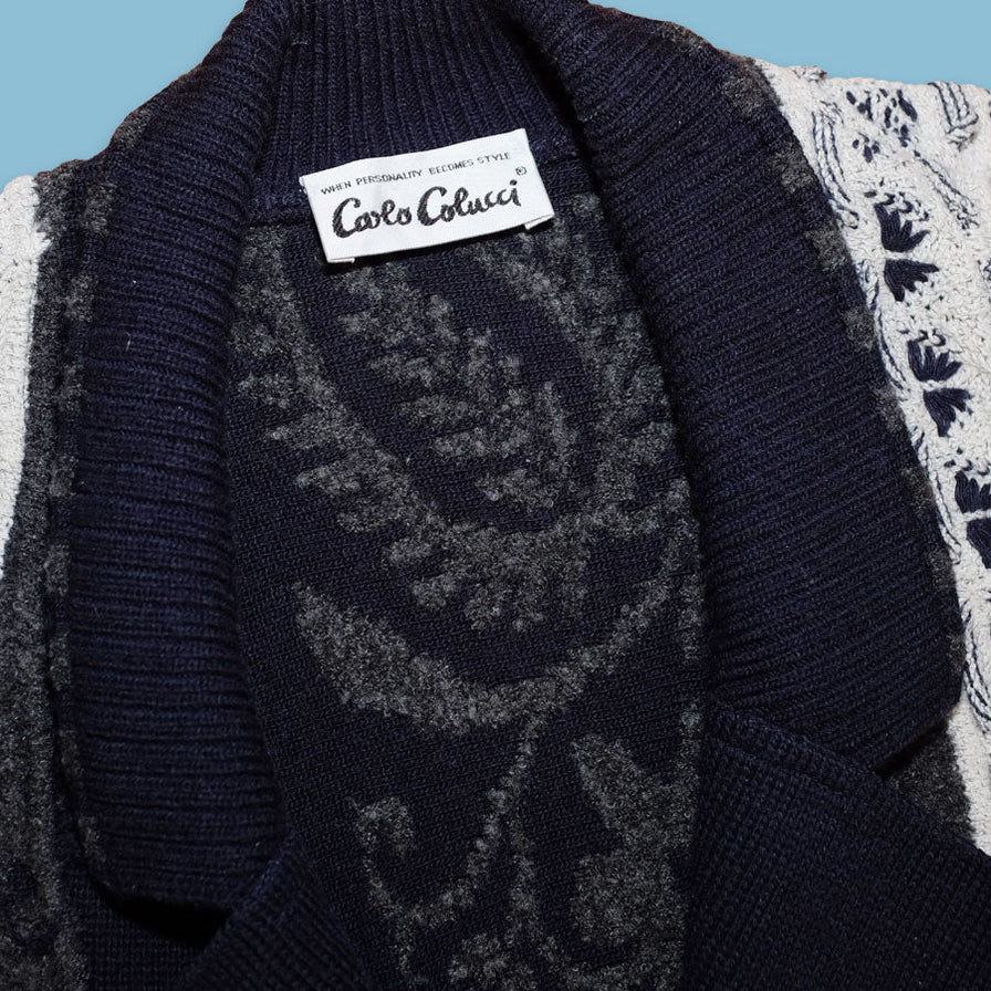 Vintage Carlo Colucci Cardigan Large - Double Double Vintage