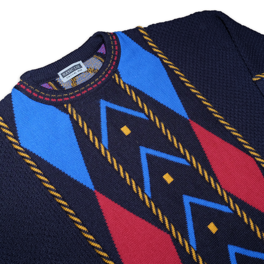 Vintage Carlo Style Sweater XLarge - Double Double Vintage
