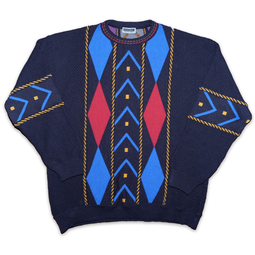 Vintage Carlo Style Sweater XLarge - Double Double Vintage