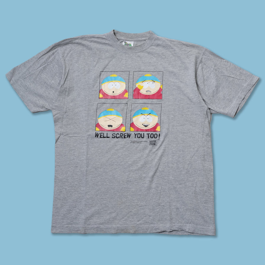 Vintage 2000 South Park Screw You T-Shirt Medium / Large