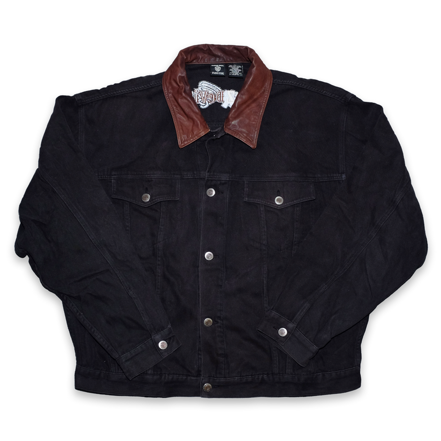 Vintage Looney Tunes Taz Wool Harrington Jacket Large - Double Double Vintage