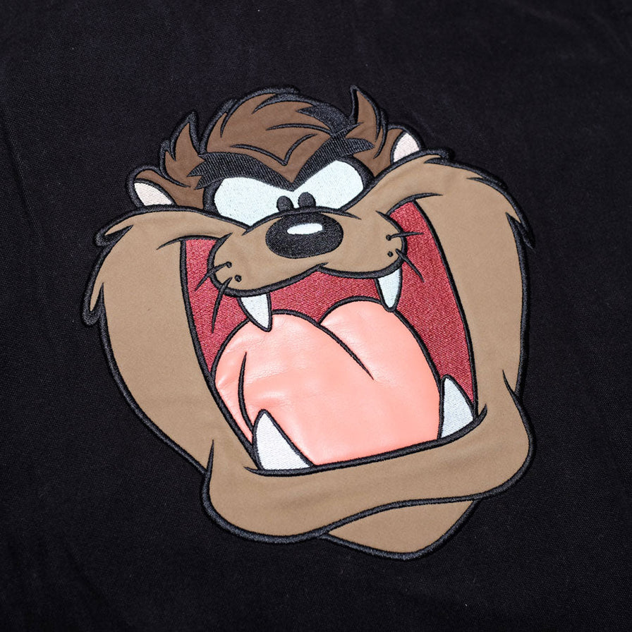 Vintage Looney Tunes Taz Wool Harrington Jacket Large - Double Double Vintage