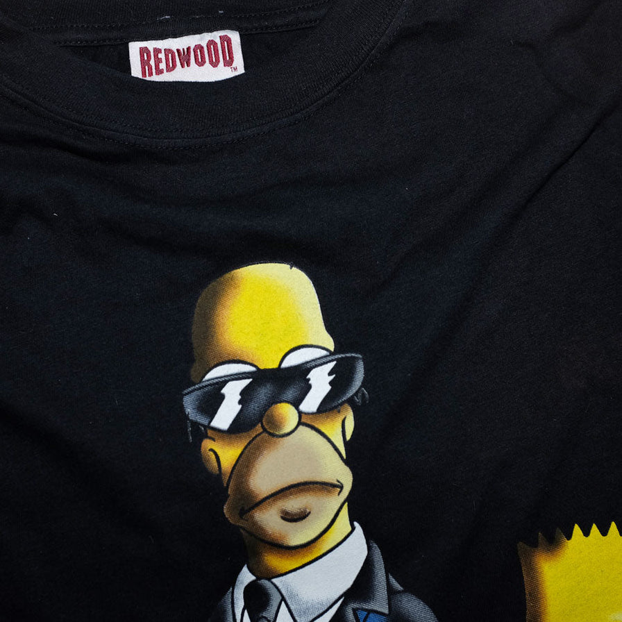 Vintage 1997 Simpsons Men In Black T-Shirt Large / XLarge - Double Double Vintage