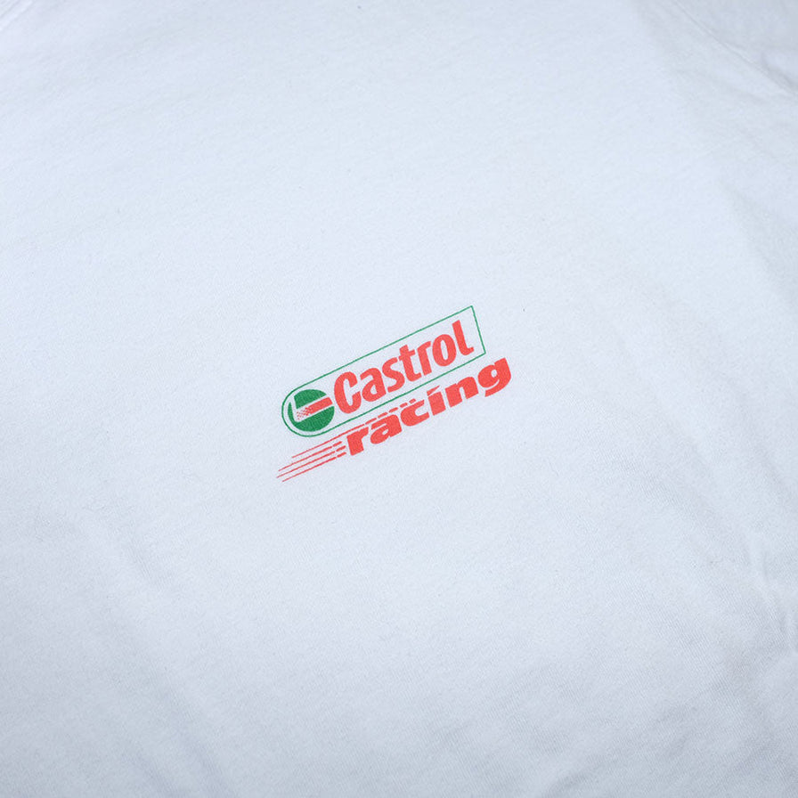 Vintage Castrol Racing T-Shirt Medium - Double Double Vintage
