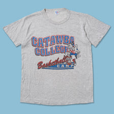 Vintage Catawba College Basketball Camp T-Shirt Medium