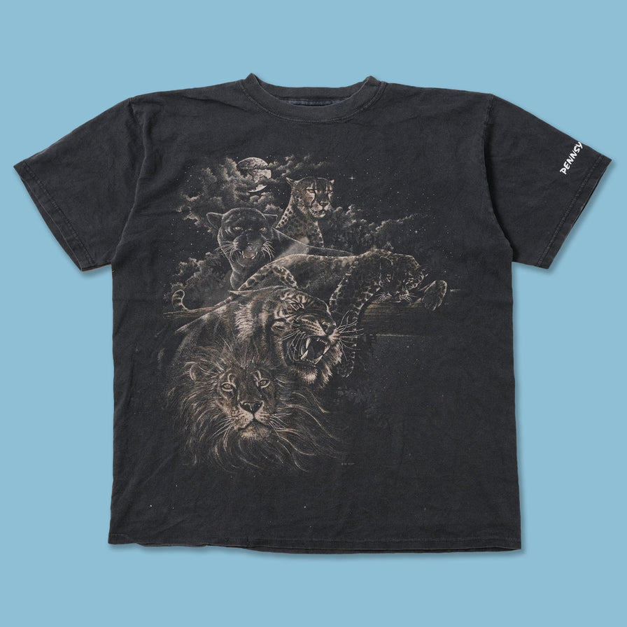 Vintage Big Cats T-Shirt Large