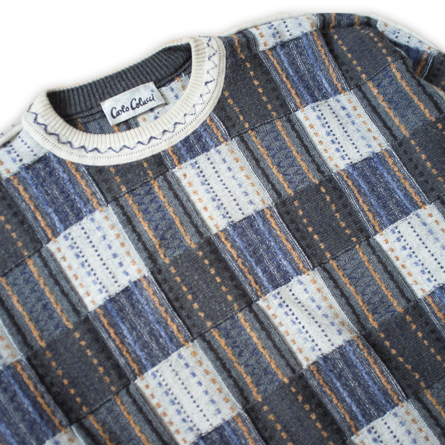 Rare Vintage Carlo Colucci Sweater Large - Double Double Vintage