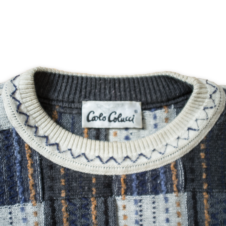 Rare Vintage Carlo Colucci Sweater Large - Double Double Vintage