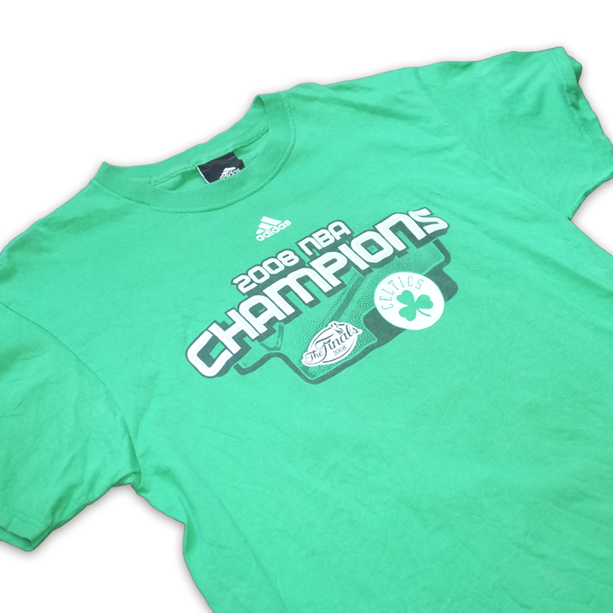 adidas Boston Celtic NBA Champion 2008 T-Shirt Medium - Double Double Vintage