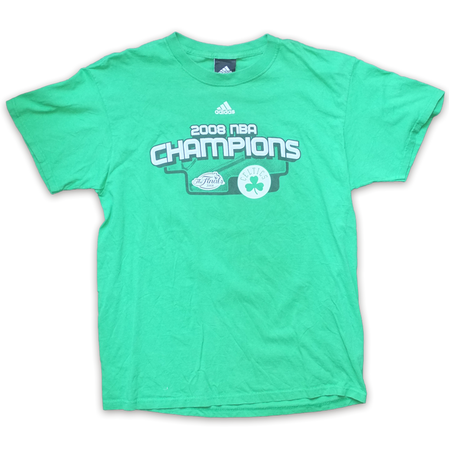 adidas Boston Celtic NBA Champion 2008 T-Shirt Medium - Double Double Vintage