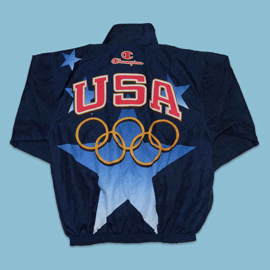 Vintage Champion USA Atlanta 1996 Trackjacket XLarge - Double Double Vintage