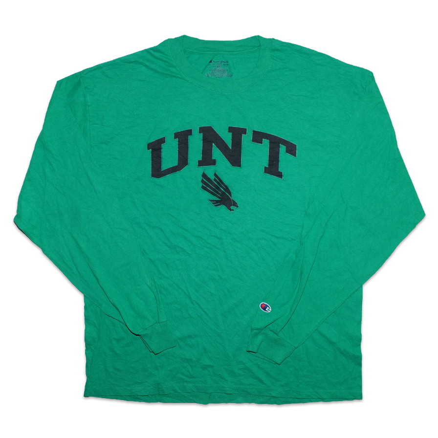 Vintage Champion UNT Longsleeve XLarge - Double Double Vintage