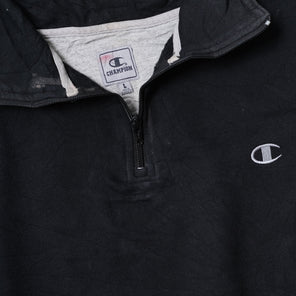 Vintage Champion Q-Zip Sweater Large