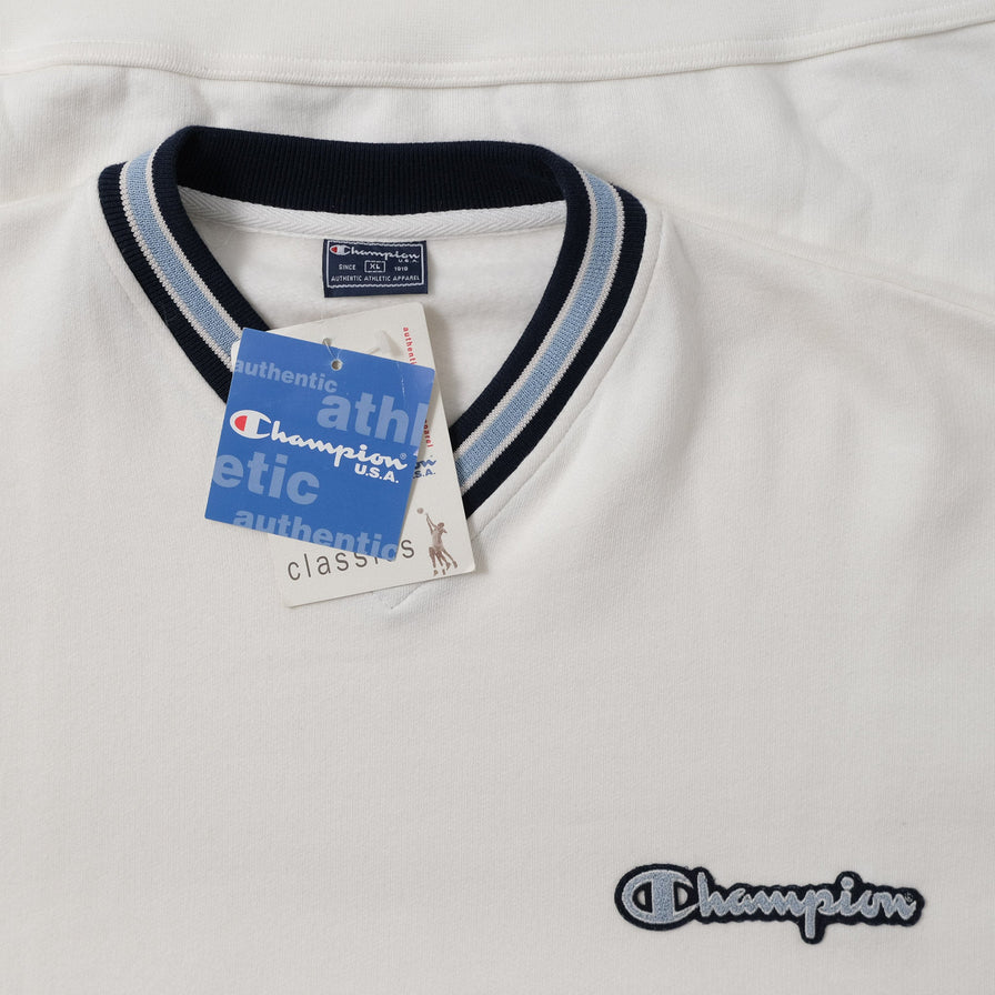 Vintage Deadstock Champion V-Neck Sweater XLarge