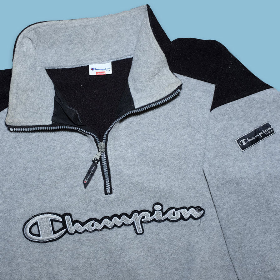 Vintage Champion Q-Zip Fleece XXL - Double Double Vintage