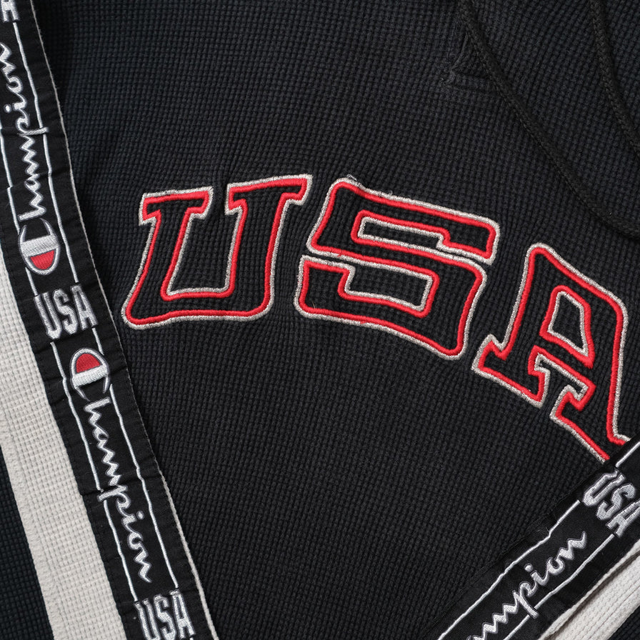 Vintage Champion USA Hoody Small
