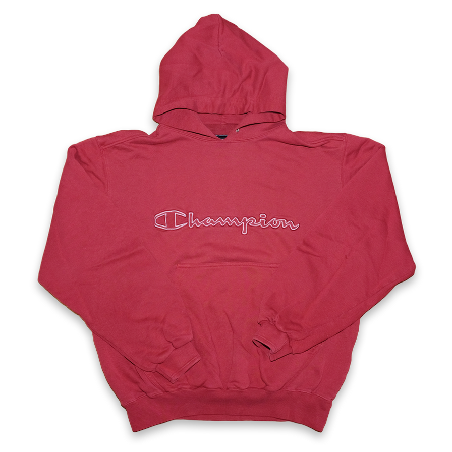 Champion Logo Hoody Medium / Large - Double Double Vintage