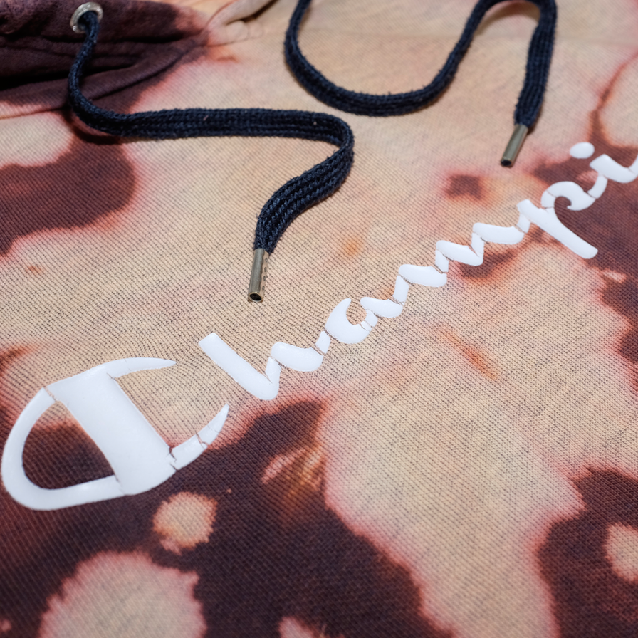 Champion Hoody Bleach XLarge - Double Double Vintage