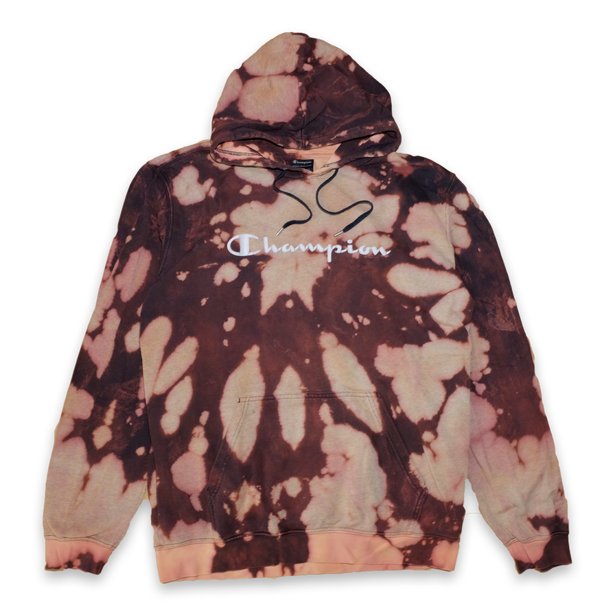 Champion Hoody Bleach XLarge - Double Double Vintage