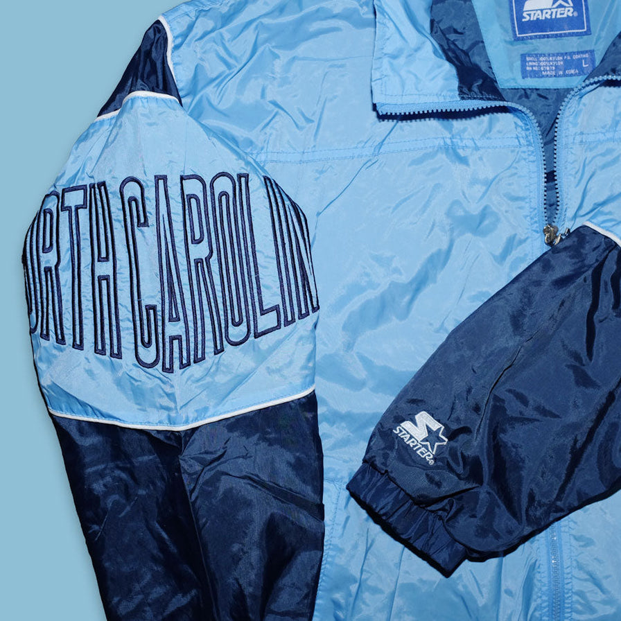 Vintage Starter North Carolina Track Jacket Large - Double Double Vintage