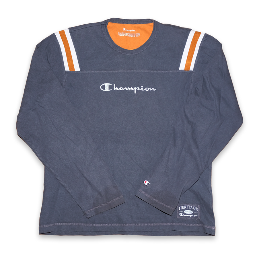 Champion Longsleeve Medium - Double Double Vintage