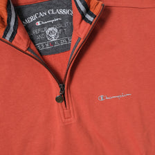 Vintage Champion Q-Zip Sweater Medium / Large