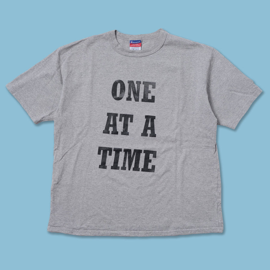 Vintage Champion One At A Time T-Shirt Medium