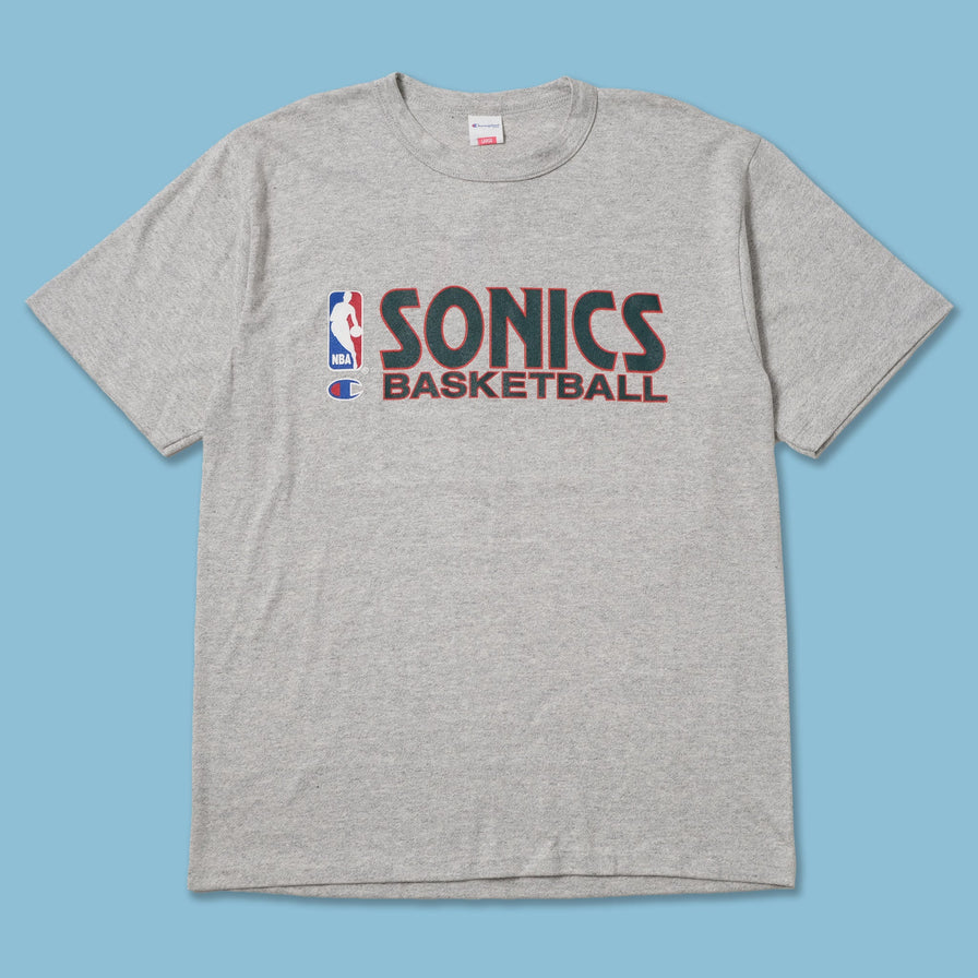 Vintage Deadstock Champion Seattle Supersonics T-Shirt Large
