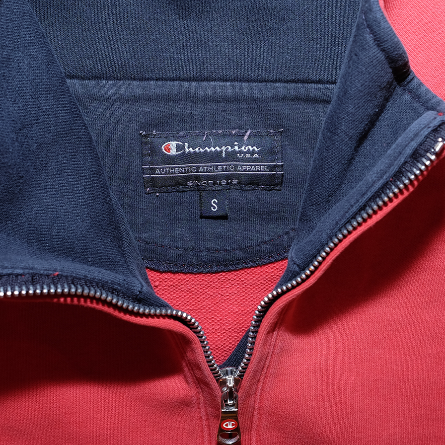 Champion Q-Zip Sweater Small - Double Double Vintage