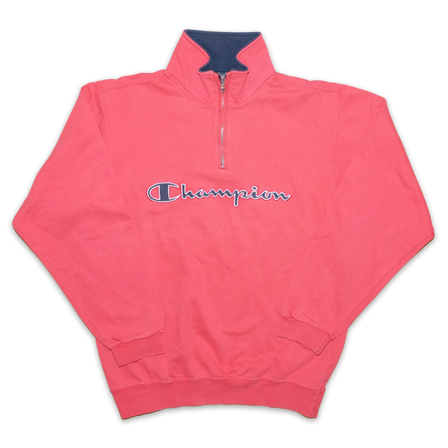 Champion Q-Zip Sweater Small - Double Double Vintage