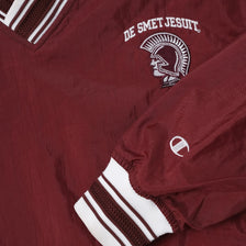 Vintage Champion V-Neck Windbreaker Small