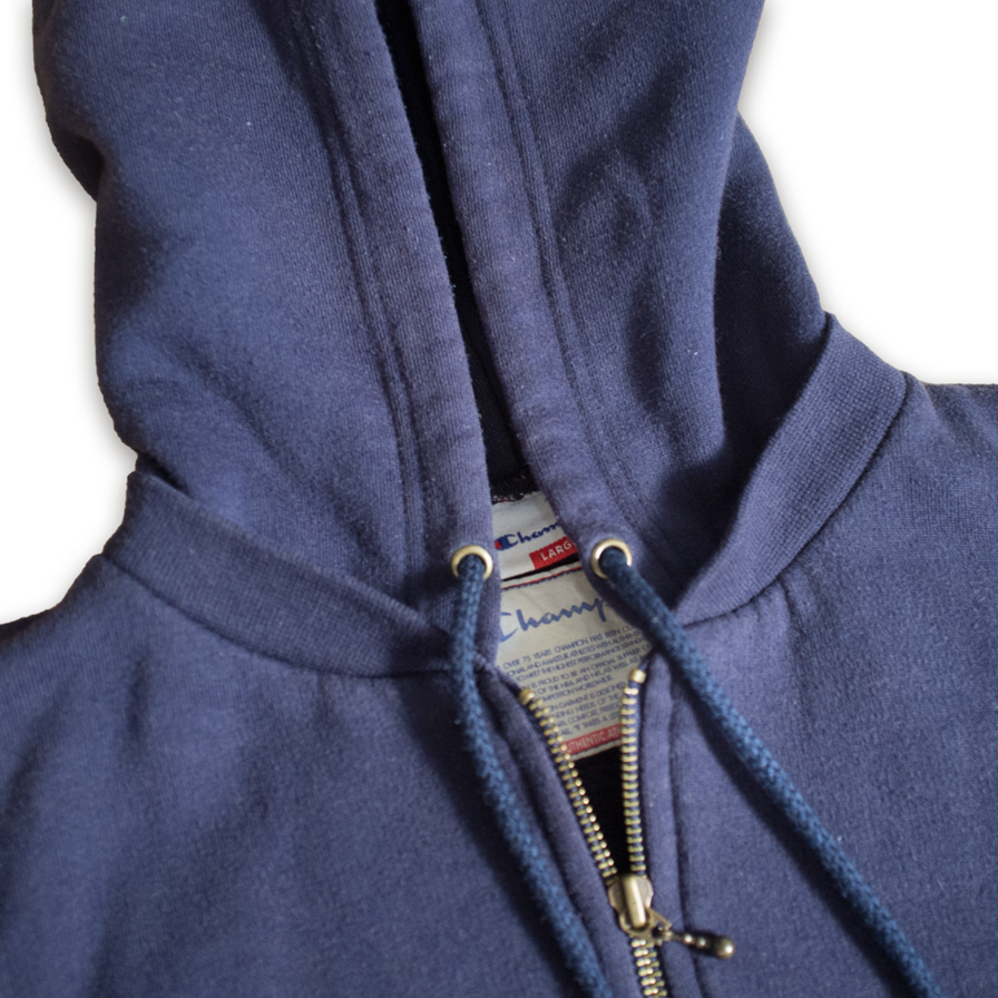 Champion Zip Hoody Women's Large - Double Double Vintage