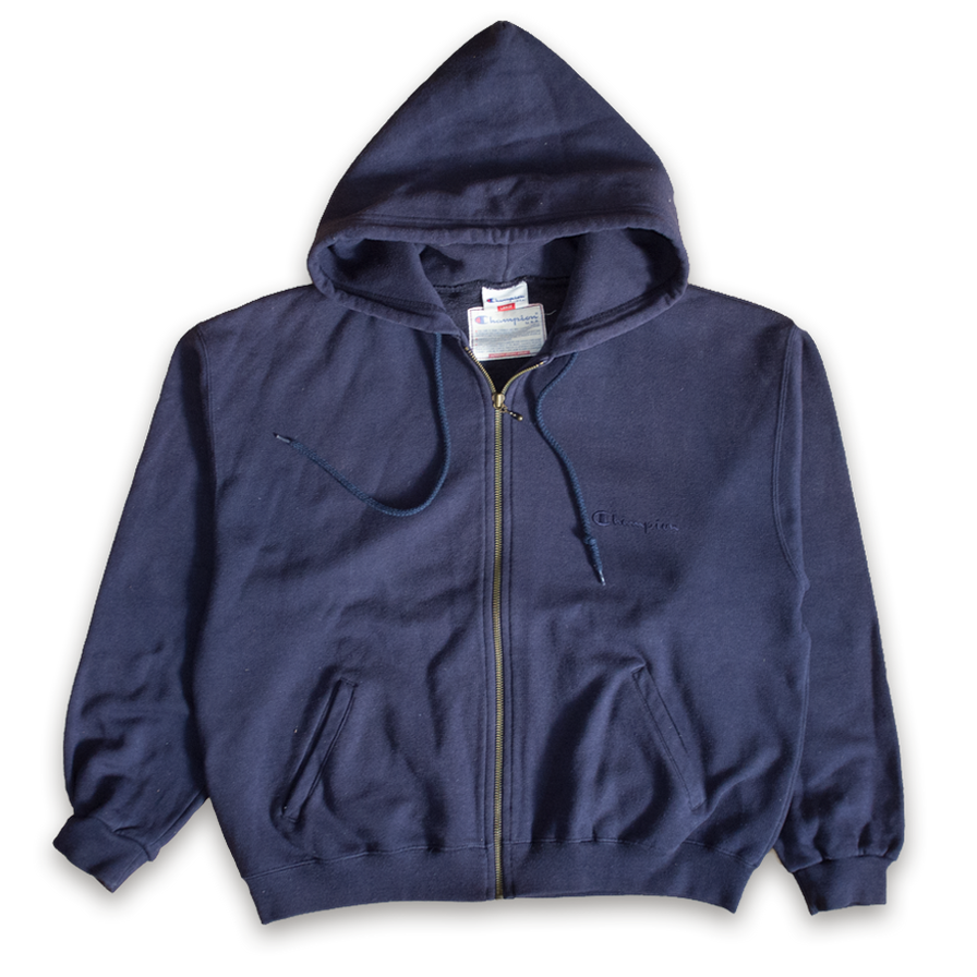 Champion Zip Hoody Women's Large - Double Double Vintage