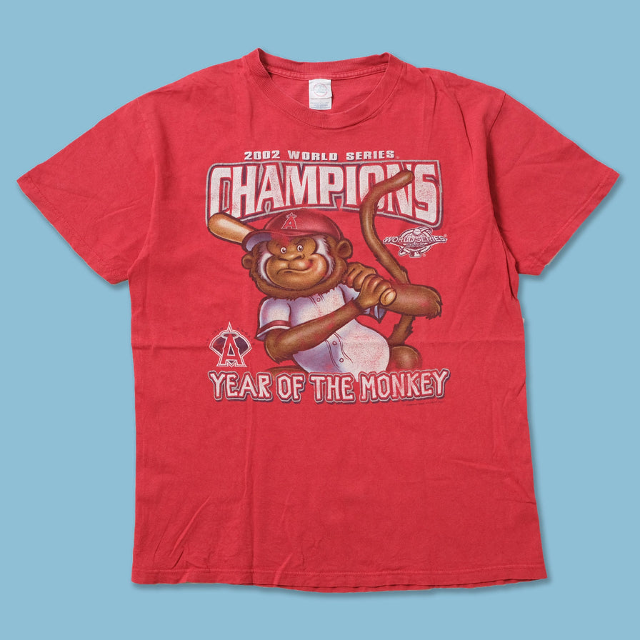 Vintage 2002 Los Angeles Angels World Champions T-Shirt Large
