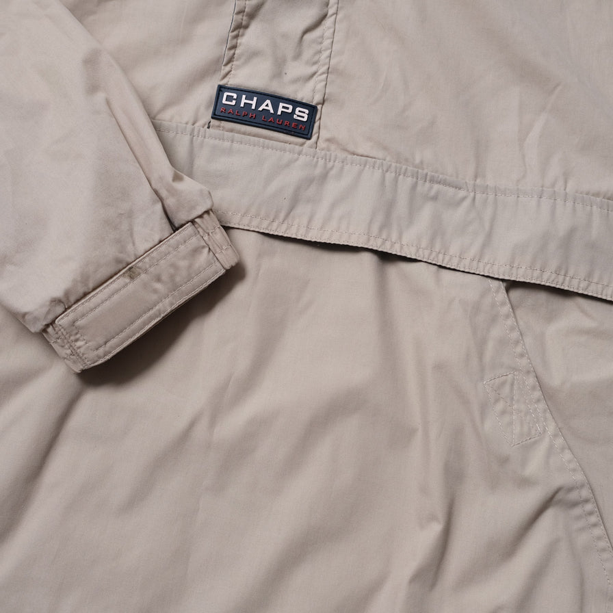 Vintage Chaps By Ralph Lauren Q-Zip Windbreaker Large
