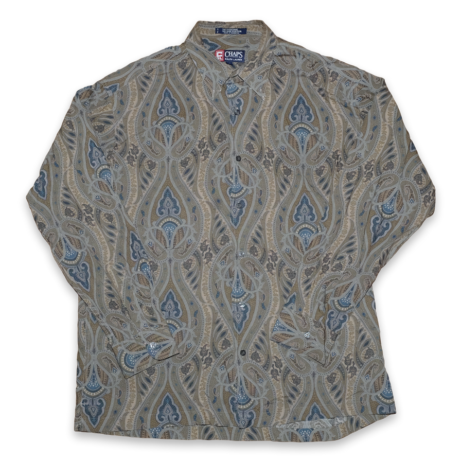 Vintage Chaps Ralph Lauren Pattern Shirt Large - Double Double Vintage