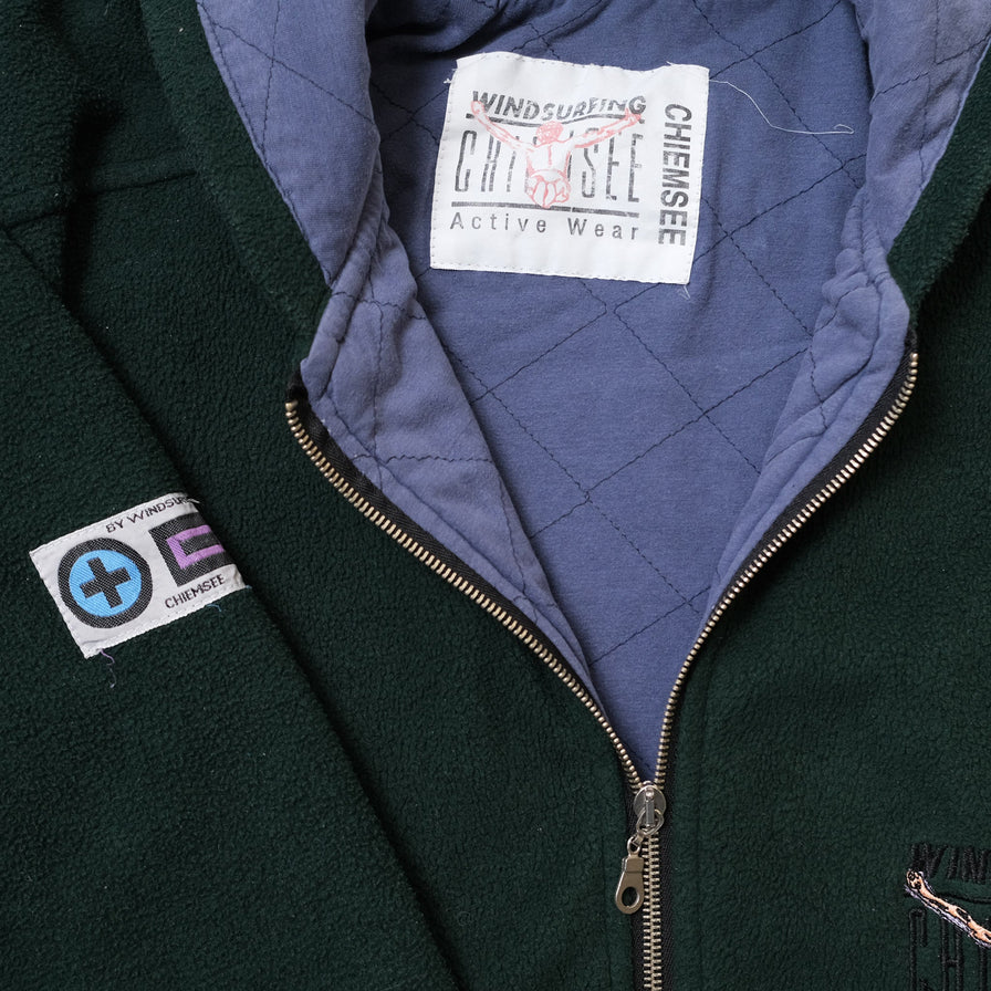 Vintage Chiemsee Hooded Fleece Jacket XLarge
